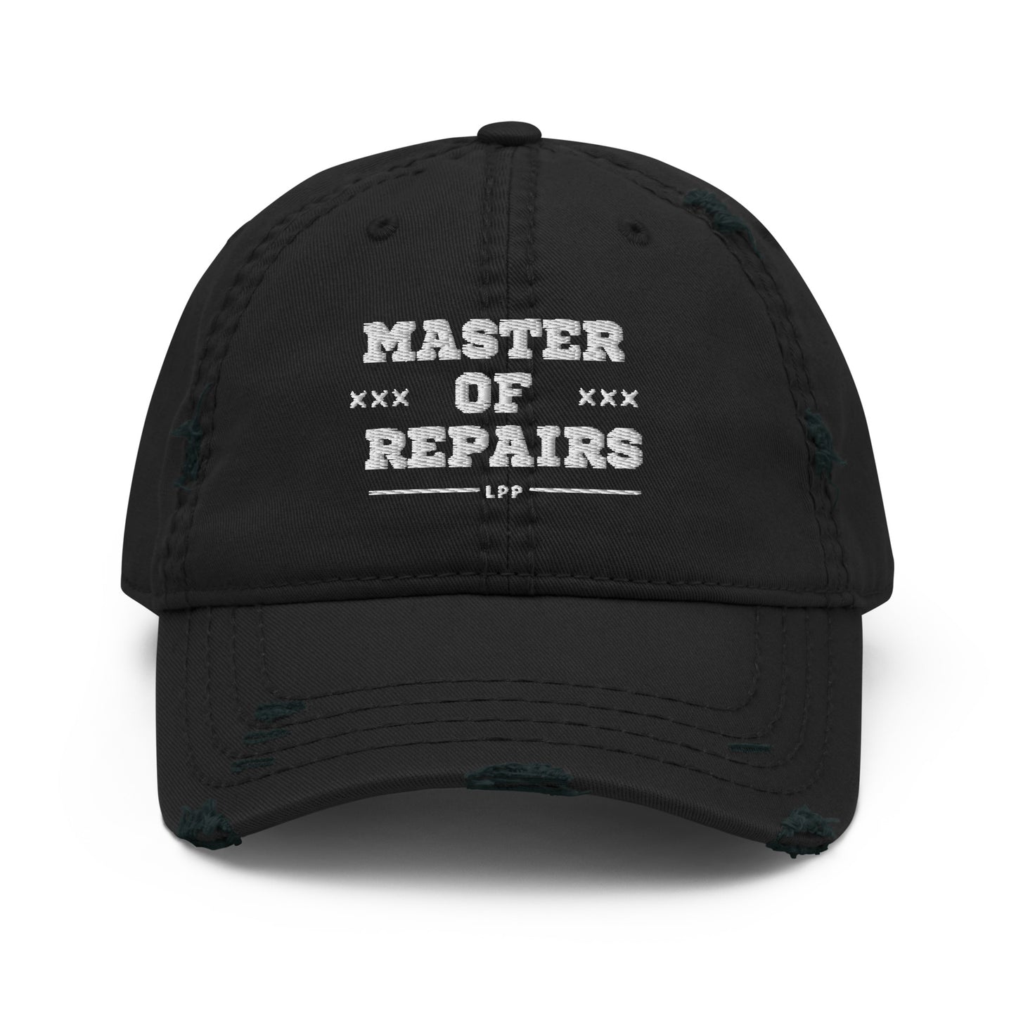 Distressed Mech Genius Cap: Master of Repairs Edition