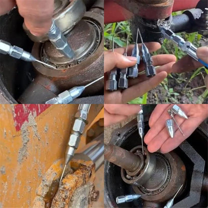 Tight space needle adapter