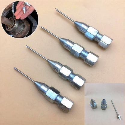 Tight space needle adapter